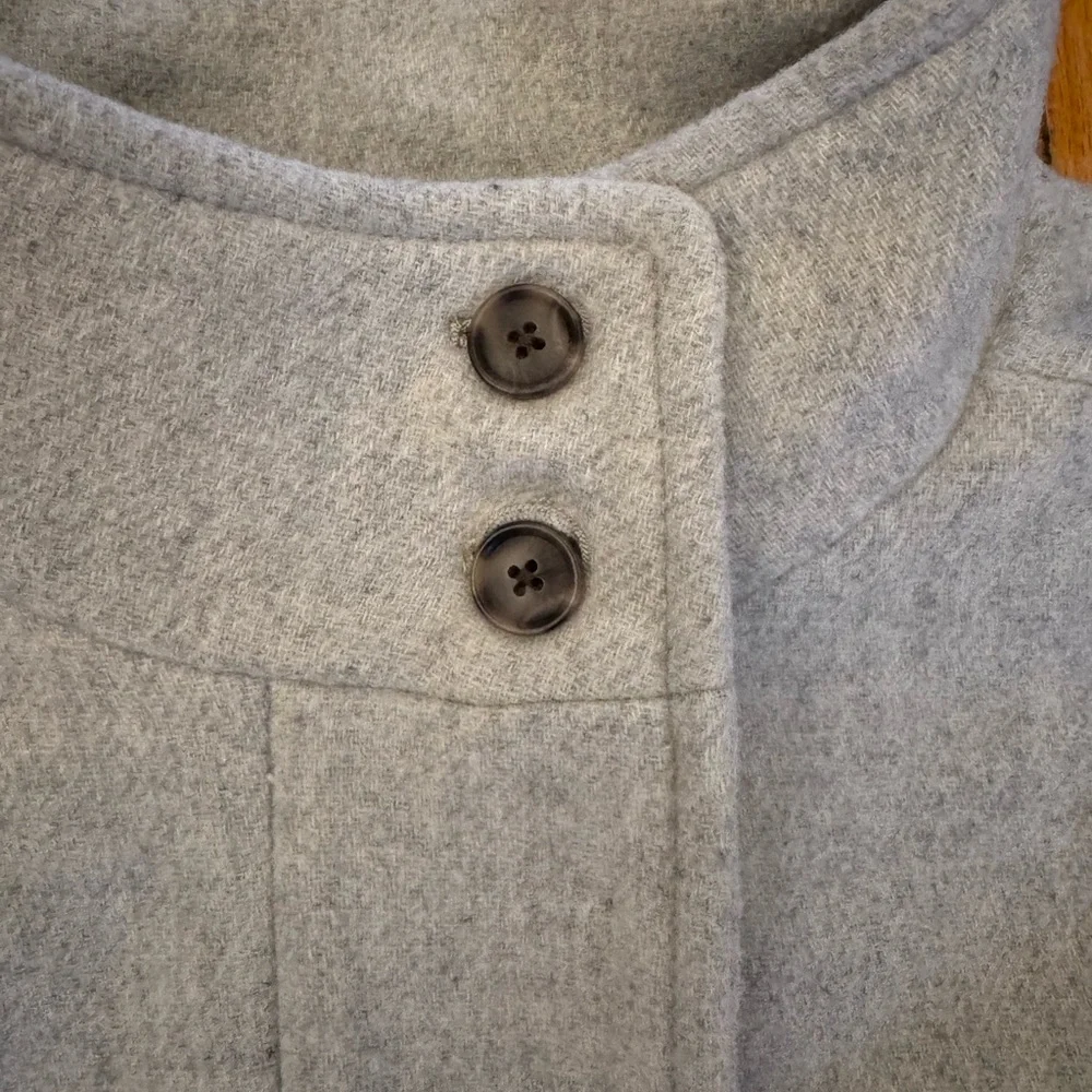 J. Crew Light Gray Lined Coat - Picture 3 of 5